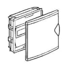 Legrand - Coffret mini encastré - porte isolante blanc RAL9010 - 1 rang - 6+2 modules