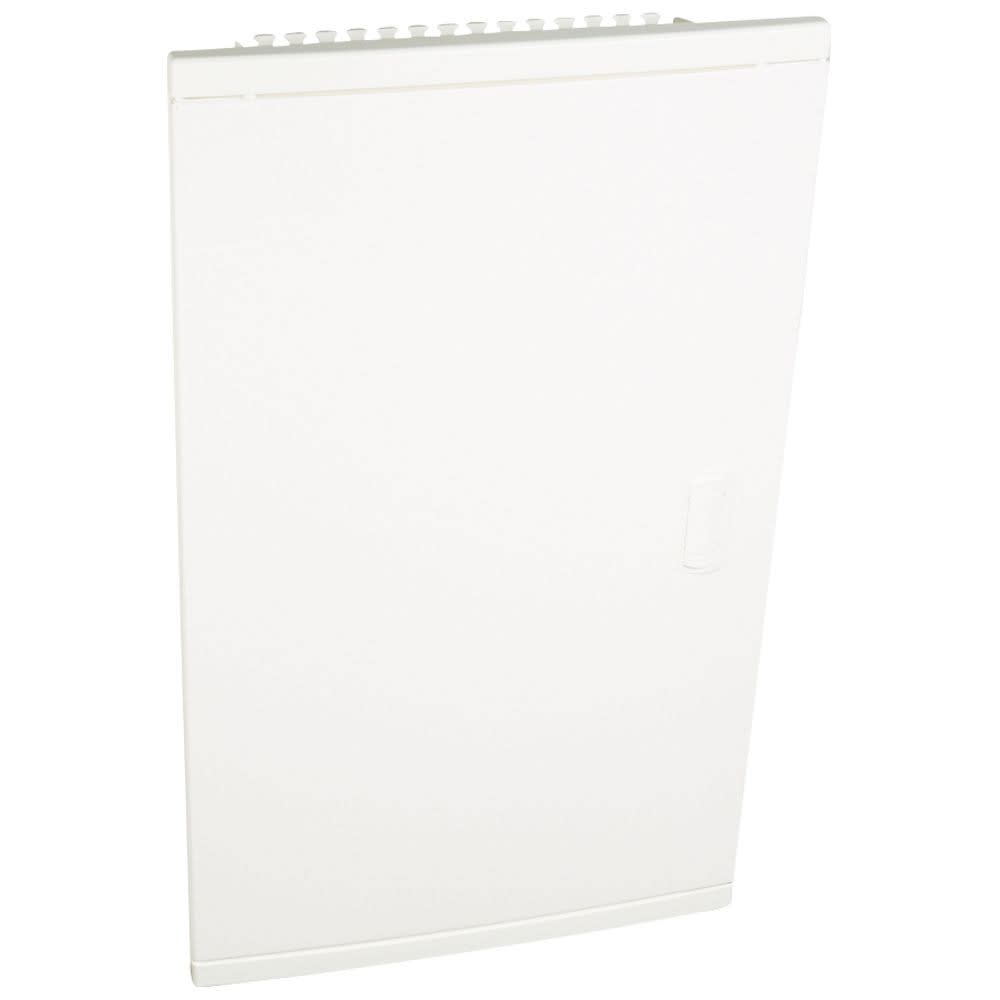 Legrand - Coffret modulaire encastré 3 rangées 36+6 modules porte isolante galbée blanche