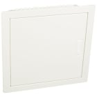 Legrand - Coffret modulaire encastré 1 rangée 12+2 modules porte métal extra plate blanche