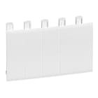 Legrand - Obturateur 5 modules séparable- Blanc RAL9003