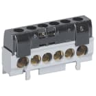 Legrand - Bornier de répartition IP2X phase - 1 connexion 10-35mm² - noir - longueur 62mm