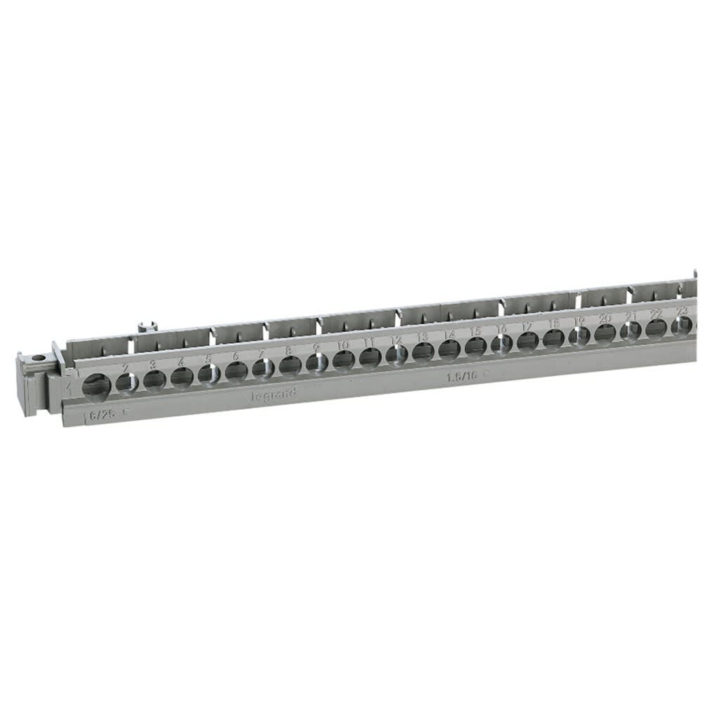 Legrand - Support vide pour borniers pour coffret étanche Plexo3 - 35 trous - 276mm