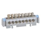 Legrand - Bornier de répartition nu sur support 4 connexions 1,5mm² à 16mm² - 75mm