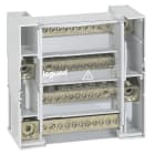 Legrand - Répartiteur monobloc 4P à bornes 250A -12 connexions par barreau - 9 modules DIN