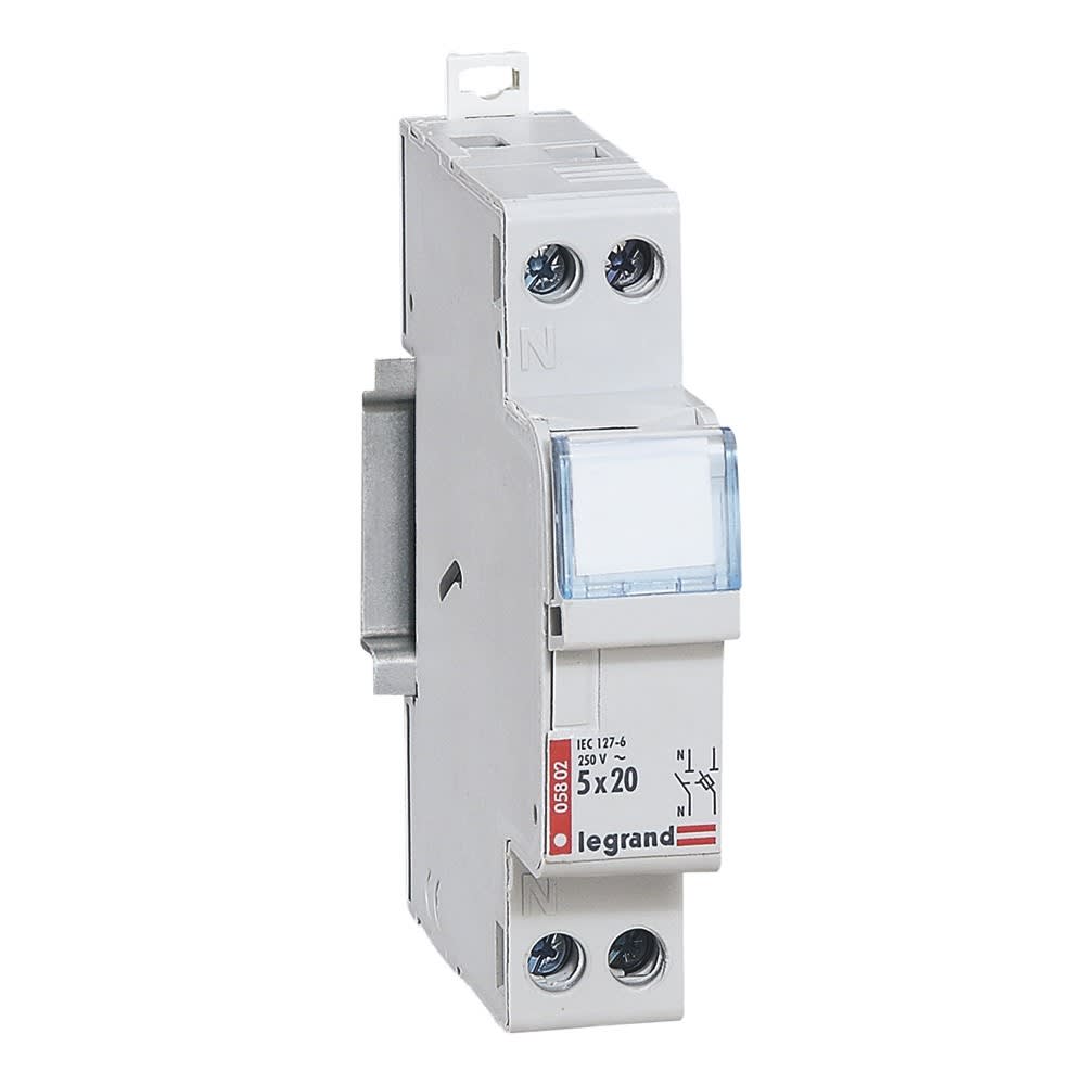 Legrand - Coupe-circuit domestique - 1P+N - cartouche cylind miniat - 250V~~