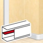 Legrand - Cloison de séparation pour goulotte DLP monobloc 35x80mm - blanc