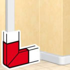 Legrand - Angles plat à 90° goulotte 2 ou 3 compartiments DLP évolutive 65x220mm