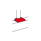 Legrand - Dérivation plane de corps vers goulotte multi-compartiment DLP monobloc 80mm