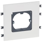 Legrand - Support universel 1 poste goulottes DLP monobloc - couvercle 130mm horizontal