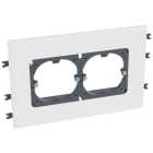 Legrand - Support universel 2 postes - goulottes DLP monobloc couvercle 130mm horizontal
