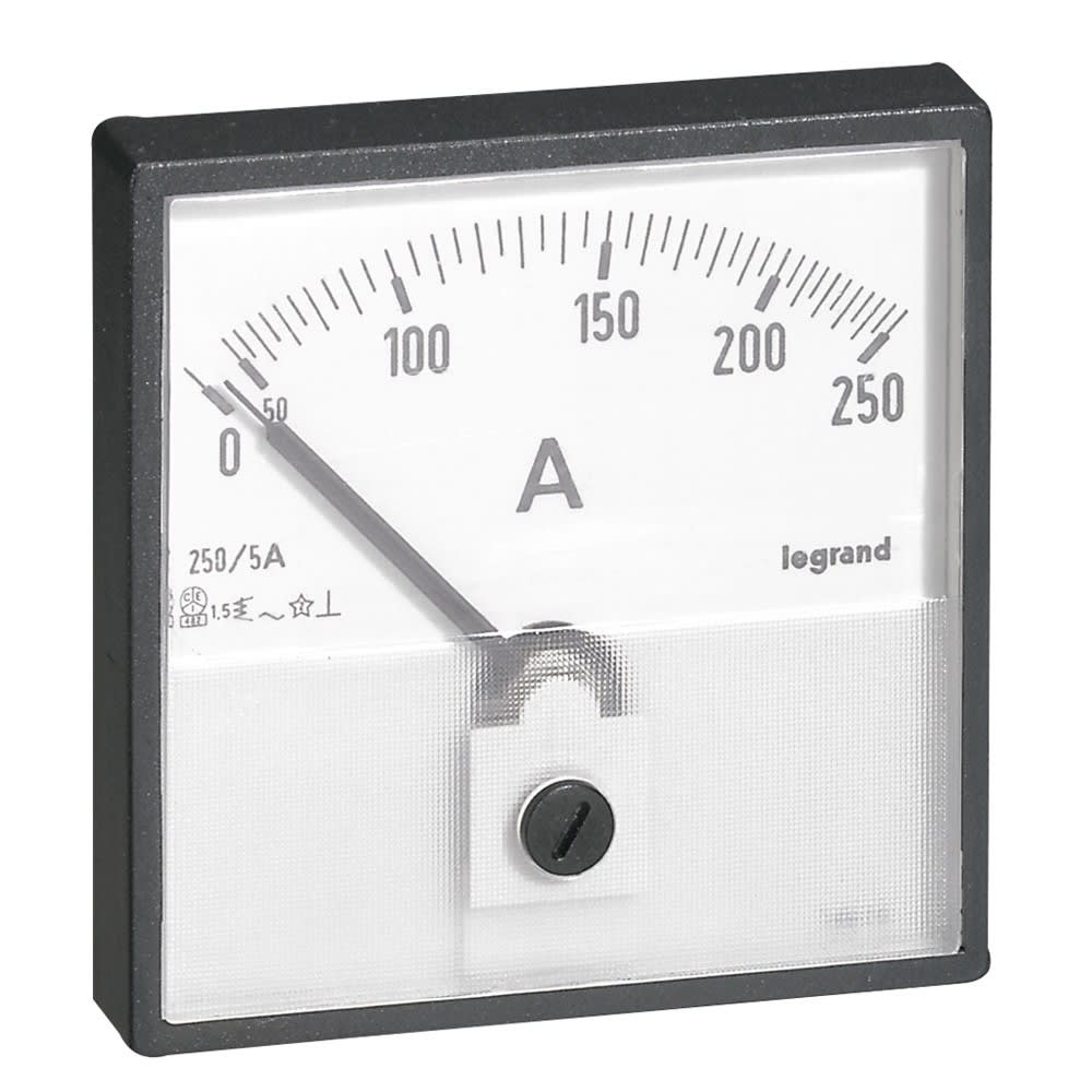 Legrand - Amperemetre analogique a fut rond D56mm a equiper d'un cadran de mesure