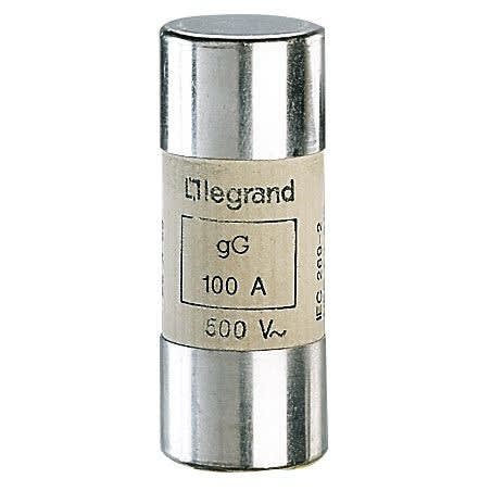 Legrand - Cartouche industrielle cylindrique typegG 22x58mm sans percuteur - 100A