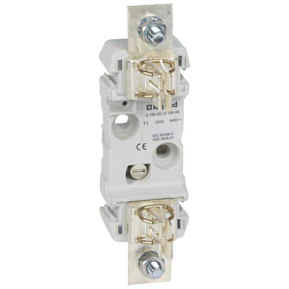 Legrand - Socle pour cartouche à couteau taille 1 - 1P sans minirupteur - 250A