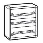 Legrand - Coffret distribution métal XL3160 3 rangées 600x575x147mm - 72 modules