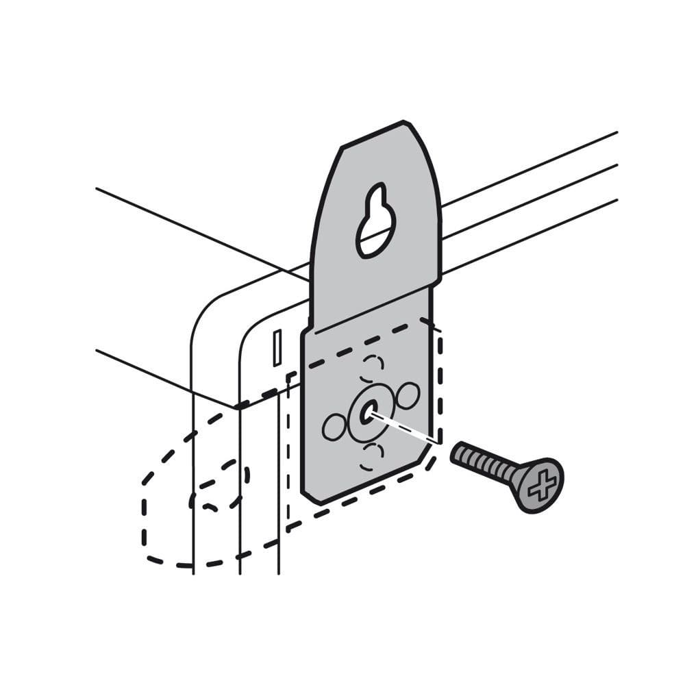 Legrand - Pattes de fixation murale metal (4) - pour coffrets et armoires IP43