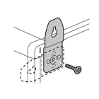 Legrand - Pattes de fixation murale métal (4) - pour coffrets et armoires IP43