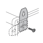 Legrand - Pattes de fixation murale métal (4) - pour coffrets et armoires IP43
