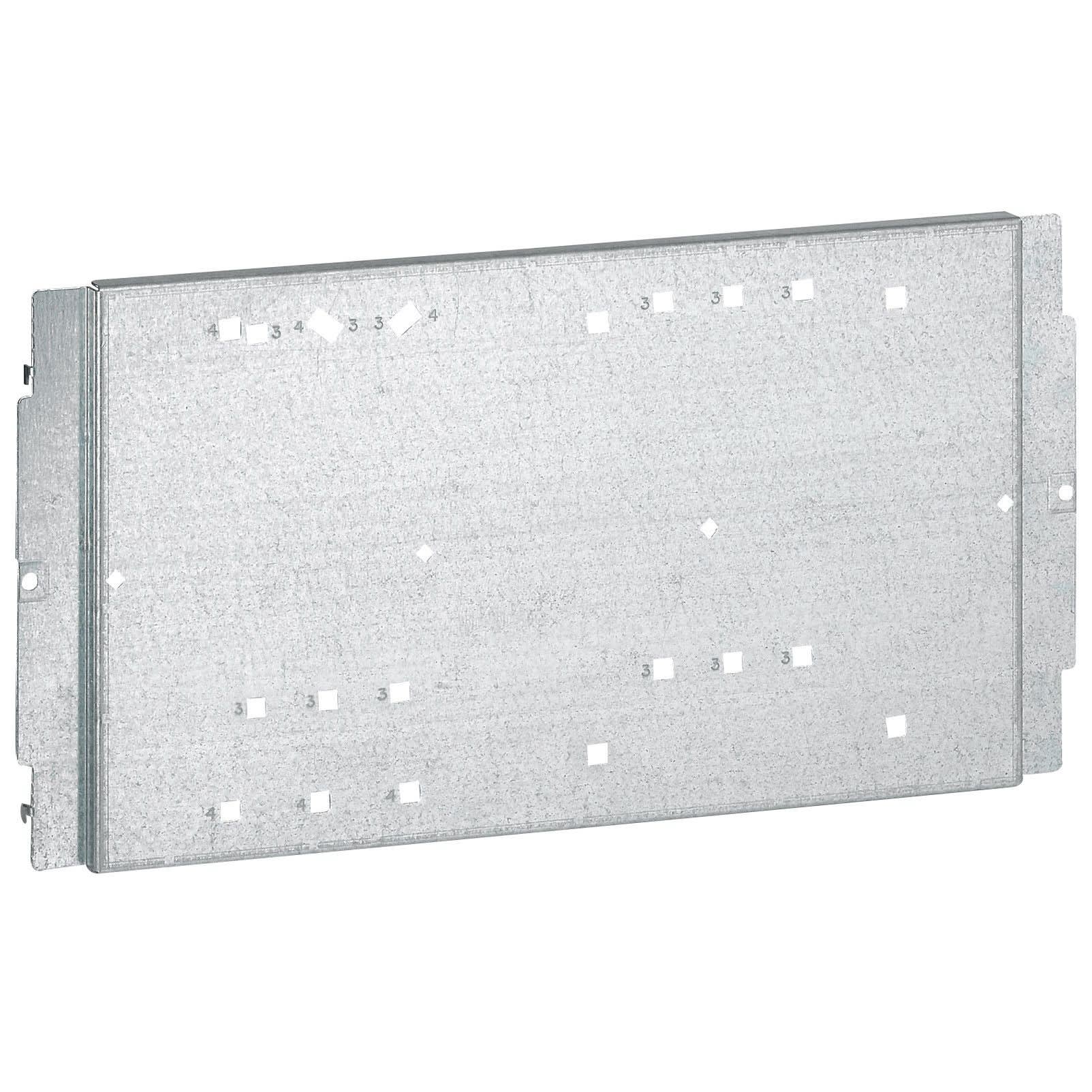 Legrand - Platine XL3400 - pour 1 à 2 DPX3 250 ou 1 DPX3630 fixe + répartiteur - vertical