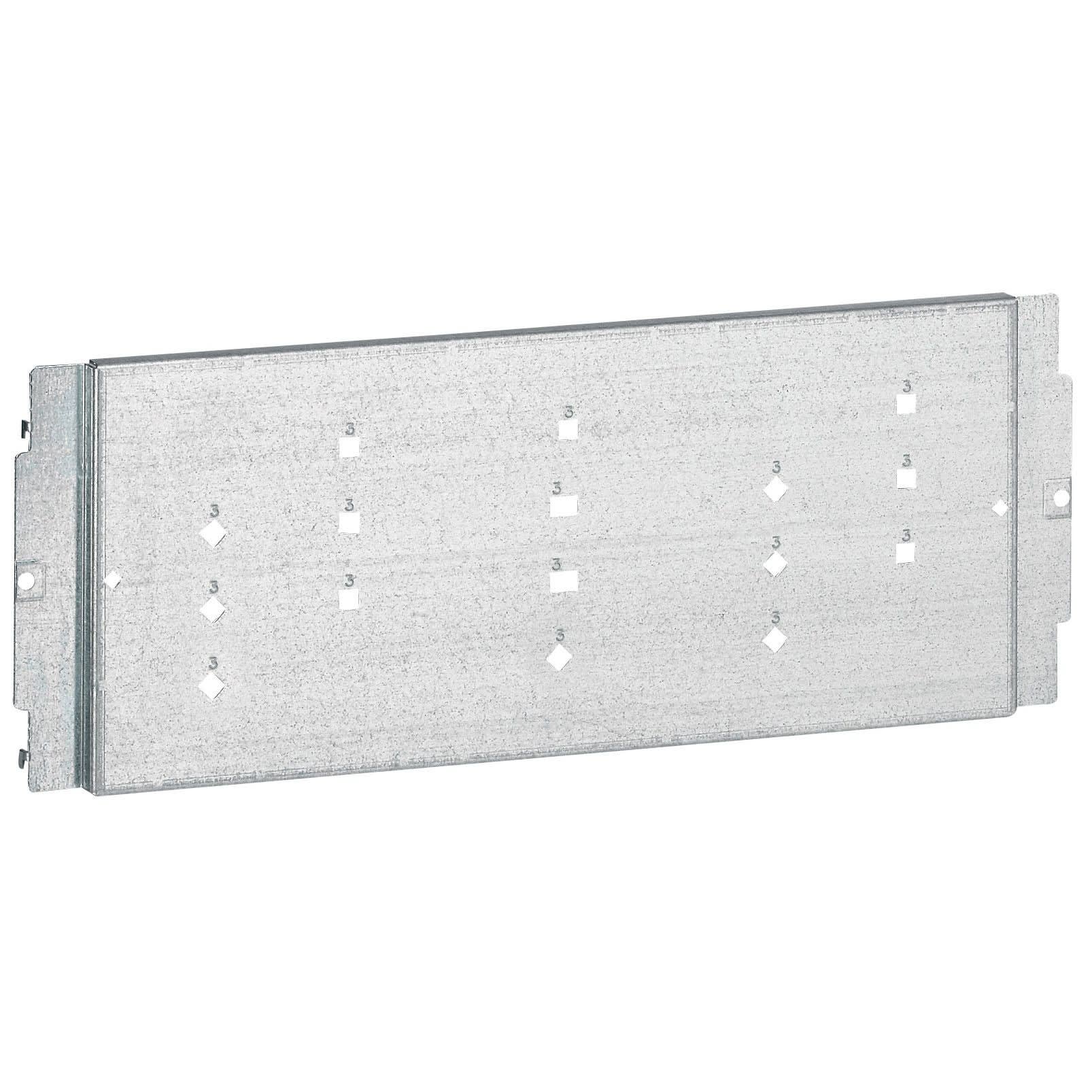 Legrand - Platine pour 1 DPX250 fixe avec/sans différentiel - position horiz dans XL3400