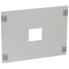Legrand - Plastron métal 1/4 tour pour DPX250/DPX3630 - vert centré dans XL3400 -h.400mm