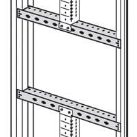 Legrand - 2 traverses fixes pour armoire XL34000 longueur 600mm pour chassis partiel