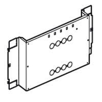 Legrand - Platine fixe pour 1/2 DPX-IS250 position verticale - XL34000/XL3800 36 modules
