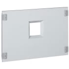 Legrand - Plastron métal XL3800/4000 - 1/4 tour - 1 DPX3 1600 - horizontal- H 400- 24 mod