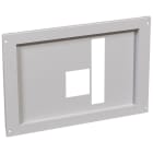 Legrand - Plastron métal XL34000/XL3800 à vis - DPX-IS1600 position horiz -h.400mm -24 mod