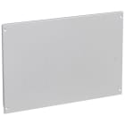 Legrand - Plastron métal XL3800/4000 - à vis - 1 à 3 DPX3 250/630 - vert - H 400 - 24 mod