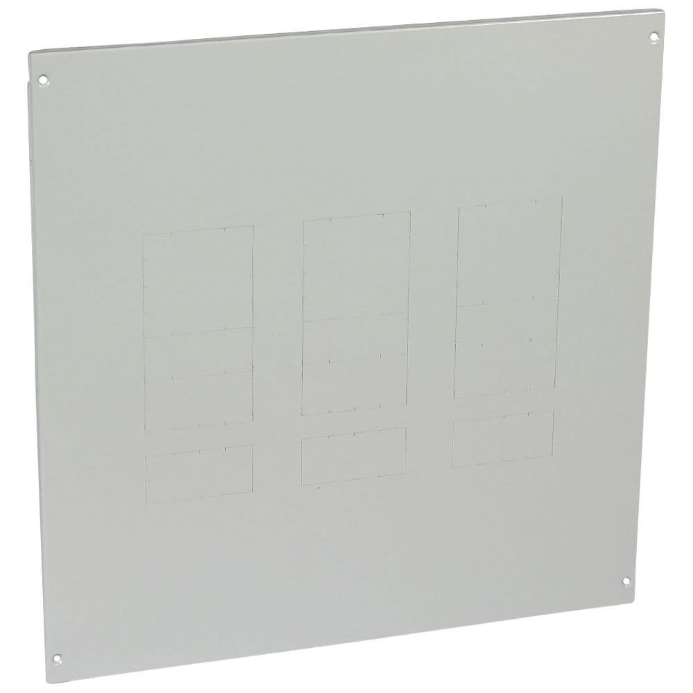 Legrand - Plastron métal XL3800/4000 - à vis - 1 à 3 DPX 250/630 diff vert- H 600-24 mod