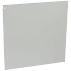 Legrand - Plastron métal XL3800/4000 - à vis - 1 à 3 DPX 250/630 diff vert- H 600-24 mod
