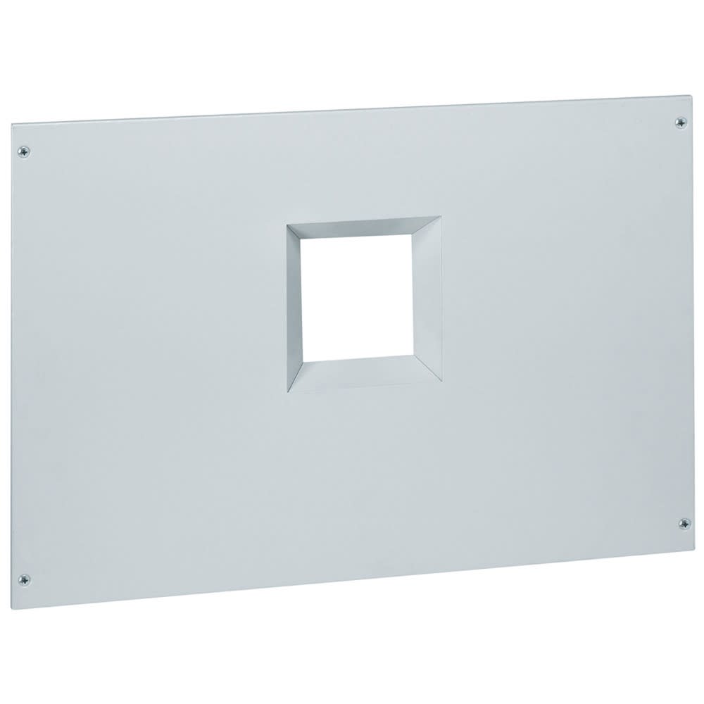 Legrand - Plastron métal XL3800/4000 - à vis - 1 DPX 1600 - horizontal - H 400 - 24 mod