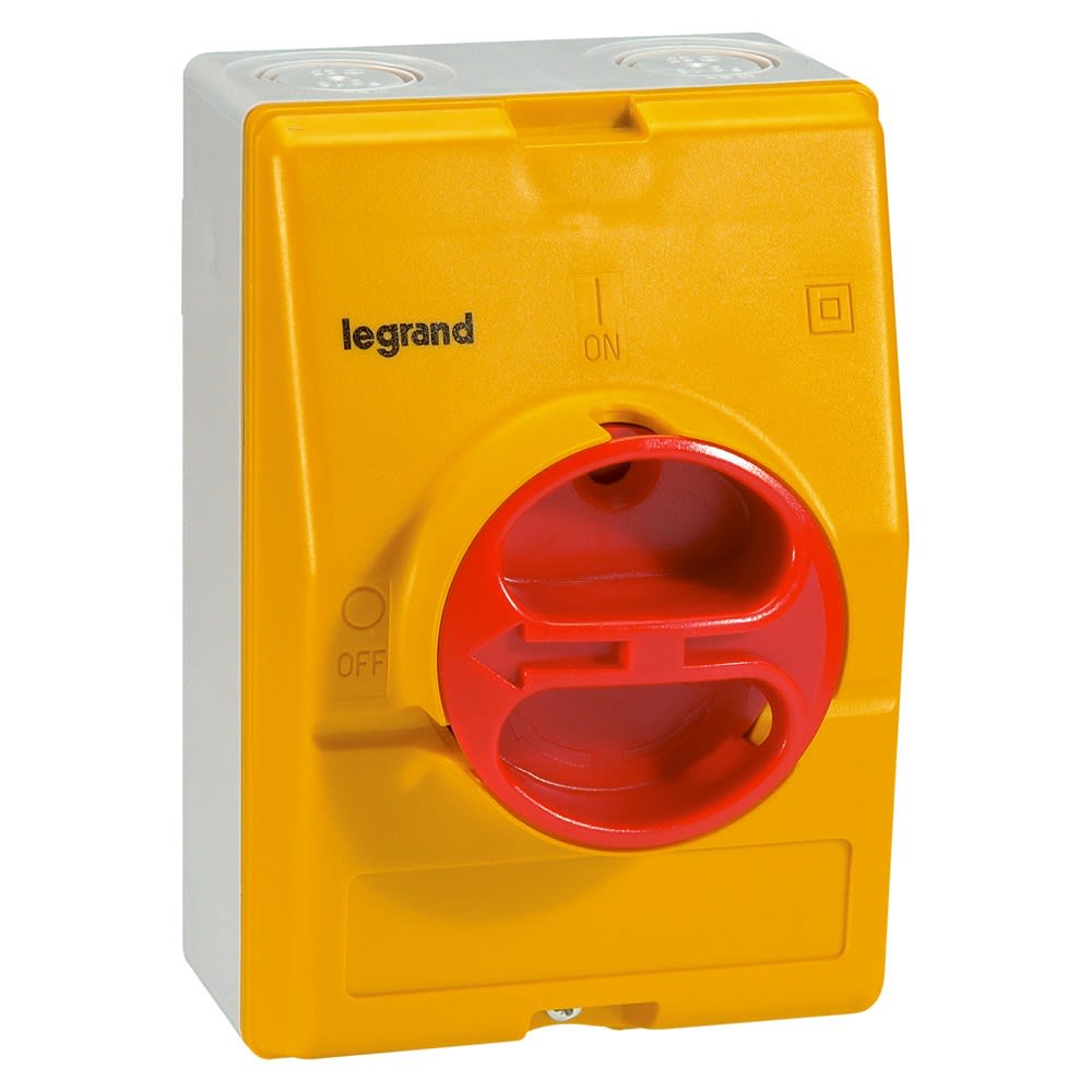 Legrand - Interrupteur-sectionneur rotatif complet de proximité - tripolaire - 20A