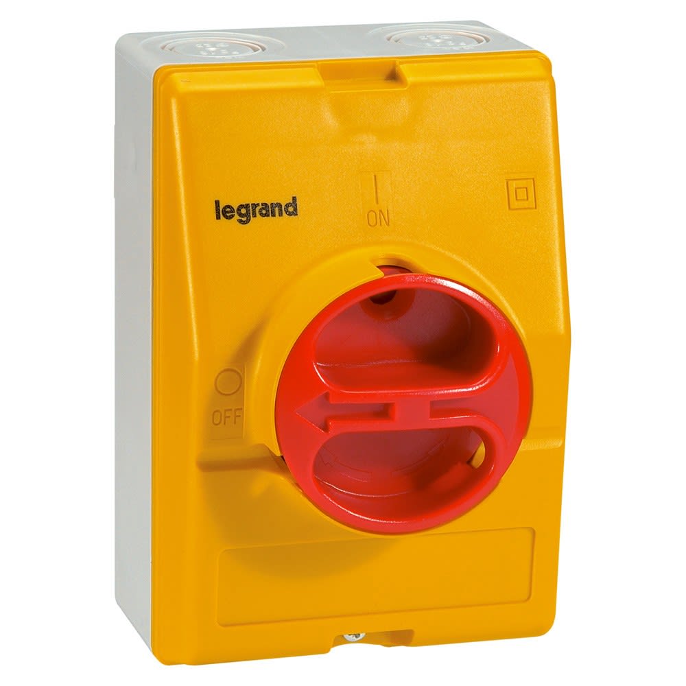Legrand - Interrupteur-sectionneur rotatif complet de proximité - tripolaire - 25A