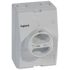 Legrand - Boîtier vide interrupteur-sectionneur rotatif composable 3P/4P 25A/32A - gris