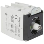 Legrand - Osmoz compo - sous-ensemble bloc - tête lum - à vis - 12/24V~/= - 2NO/NF blanc