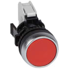 Legrand - Bouton non lumineux à impulsion affleurant IP69 Osmoz complet - rouge