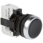 Legrand - Bouton non lumineux à impulsion affleurant IP69 Osmoz complet - noir
