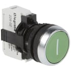 Legrand - Bouton non lumineux à impulsion affleurant IP69 Osmoz complet - vert marqué I