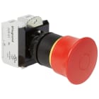 Legrand - Coup de poing à accrochage non lum Osmoz complet IP69 Ø40 EN 418 - pousser-tirer