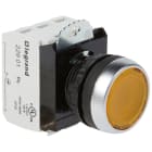 Legrand - Bouton lum impulsion affleurant IP69 Osmoz complet jaune 12V à 24V