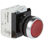 Legrand - Bouton lumineux à impulsion affleurant IP69 Osmoz complet - rouge - 230V~