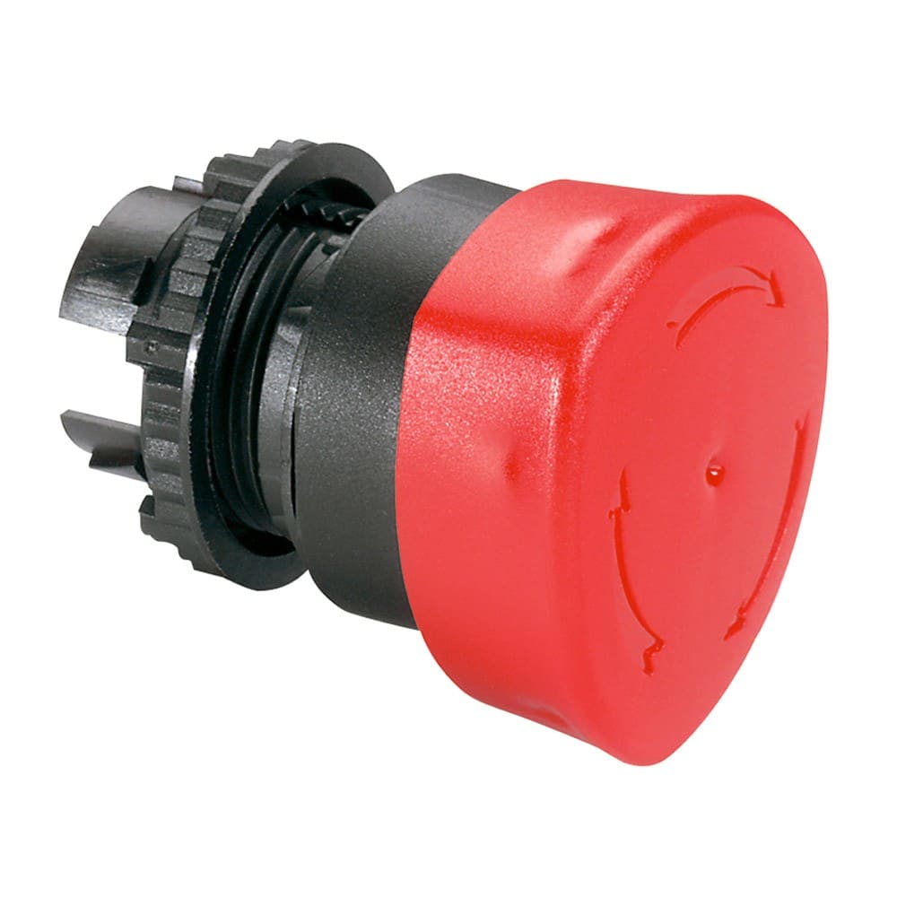 Legrand - Coup de poing Ø40 pousser-tourner coupure d'urgence IP69 Osmoz composable -rouge