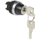 Legrand - Bouton tournant non lum clé n°455 IP69 Osmoz composable - 3 positions fixes 45°