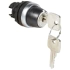 Legrand - Osmoz compo - bouton tournant non lum - clé - 3 posit. fixes ret clé - 90°