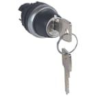 Legrand - Bouton tournant non lum clé n°455 IP69 Osmoz composable - 3 positions fixes 90°