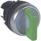 Legrand - Osmoz compo - bouton tournant lum - manette - 3 posit. droites - 45° - vert