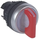 Legrand - Osmoz compo - bouton tournant lum - manette - 3 posit. d et g - 45° - rouge