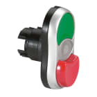 Legrand - Tête double affleurante/dépassante lumineuse IP66 Osmoz composable -vert/rouge