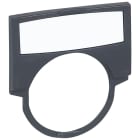 Legrand - Etiquette Osmoz , cadre équipé d'un insert blanc - modèle large